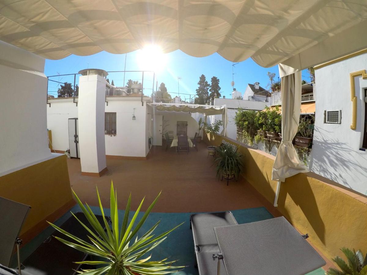 Duplex Acogedor Con Gran Terraza En Pleno Centro De Sevilla! Esterno foto